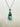 "Lucky Gourd HuLu" Genuine Blue Jadeite Bottle Gourd Pendant Necklace