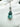 "Lucky Gourd HuLu" Genuine Blue Jadeite Bottle Gourd Pendant Necklace